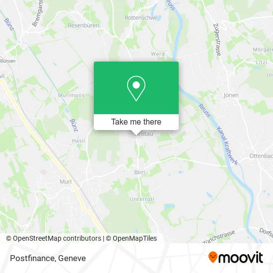 Postfinance map