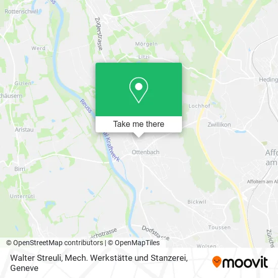 Walter Streuli, Mech. Werkstätte und Stanzerei map