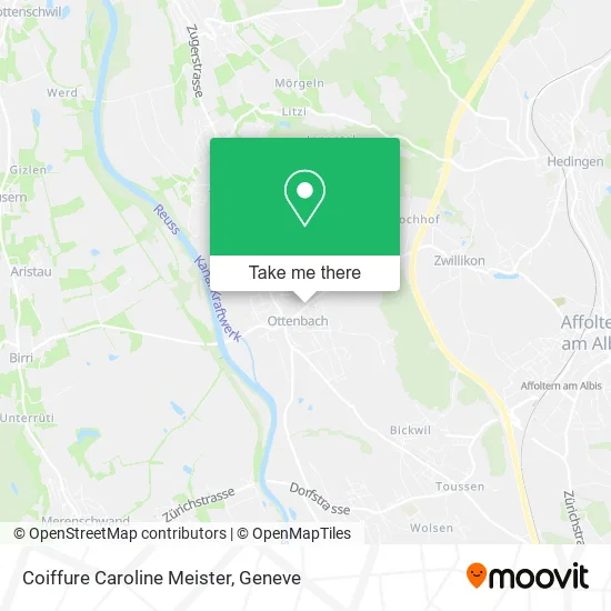 Coiffure Caroline Meister map