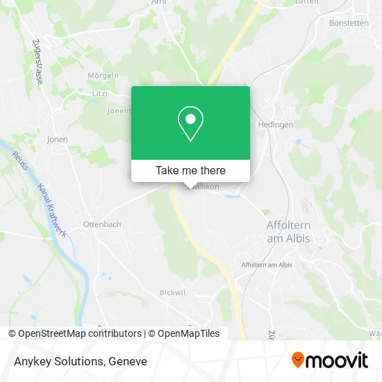 Anykey Solutions map