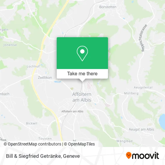Bill & Siegfried Getränke map