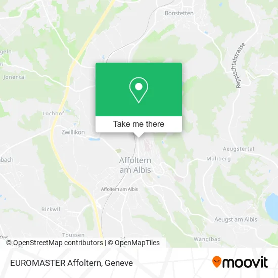EUROMASTER Affoltern map