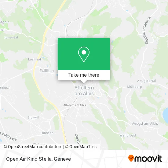 Open Air Kino Stella map