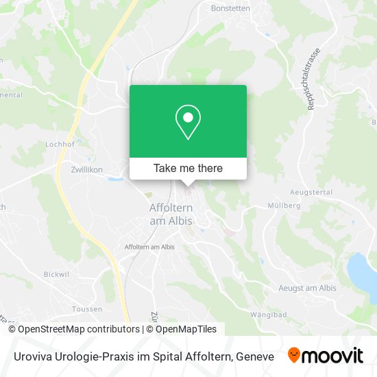 Uroviva Urologie-Praxis im Spital Affoltern map