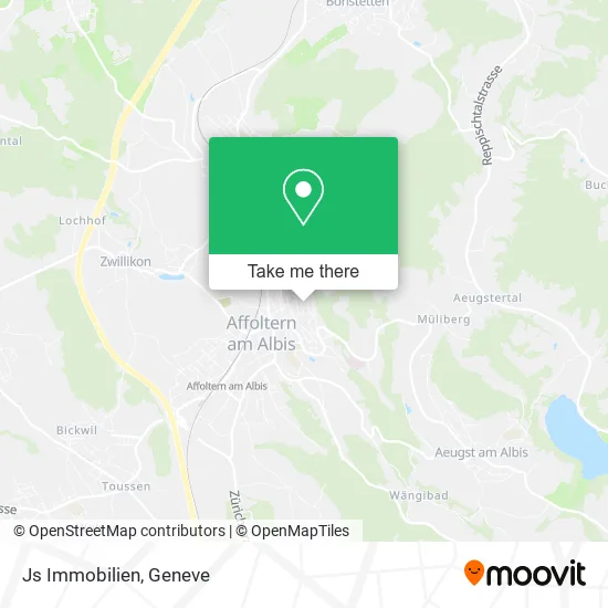 Js Immobilien map