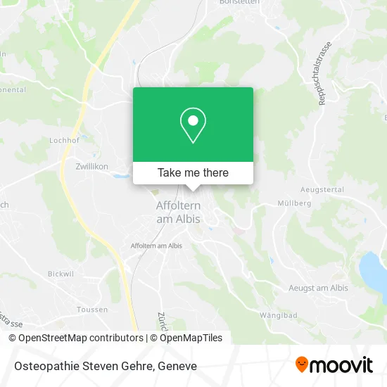 Osteopathie Steven Gehre map