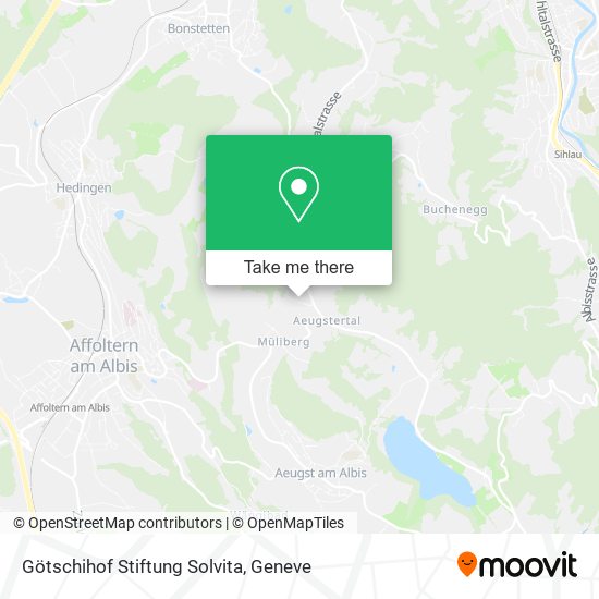 Götschihof Stiftung Solvita map