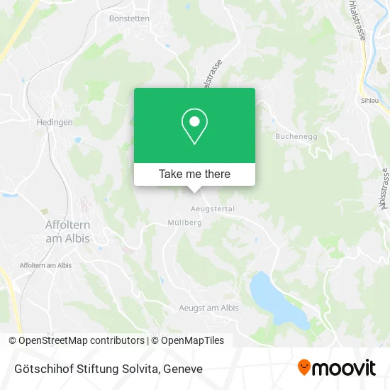 Götschihof Stiftung Solvita map