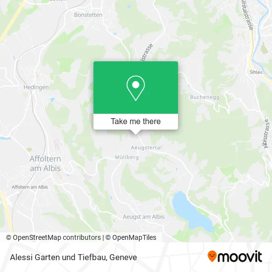 Alessi Garten und Tiefbau map