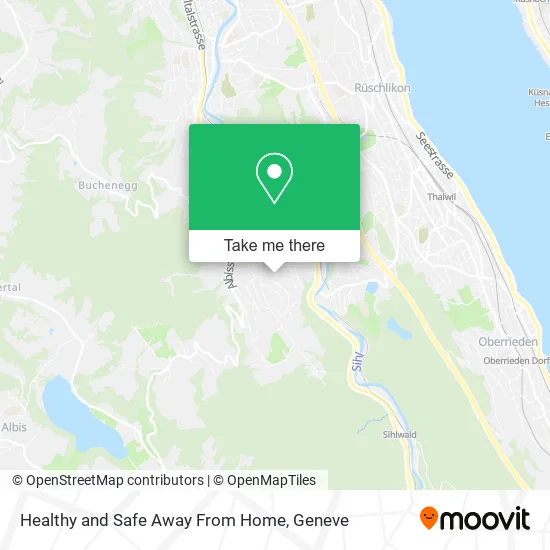 Healthy and Safe Away From Home map