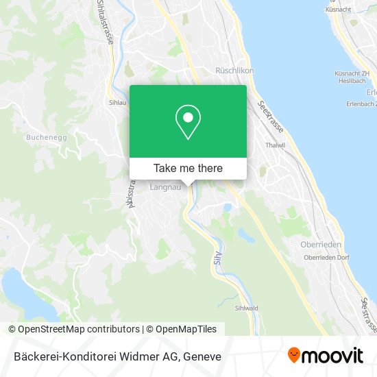 Bäckerei-Konditorei Widmer AG map