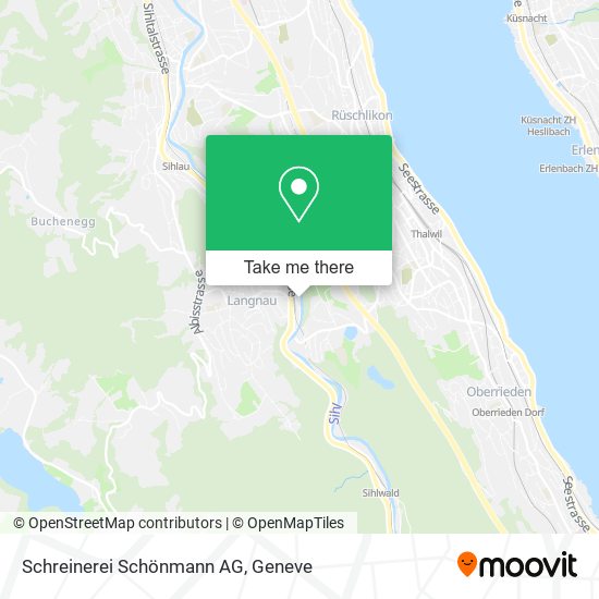 Schreinerei Schönmann AG map