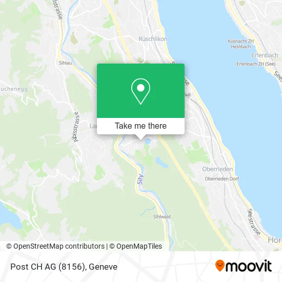 Post CH AG (8156) map