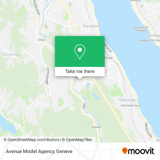 Avenue Model Agency map