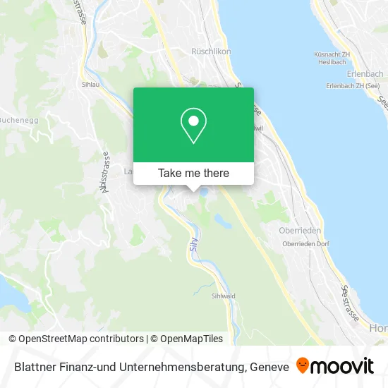 Blattner Finanz-und Unternehmensberatung map