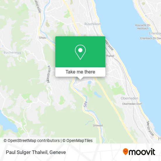 Paul Sulger Thalwil map