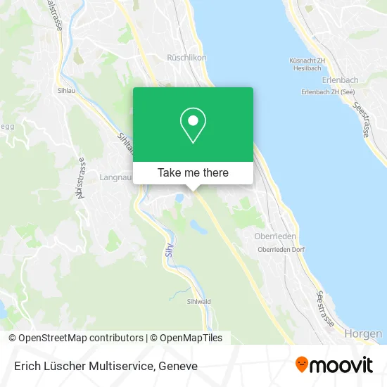 Erich Lüscher Multiservice map