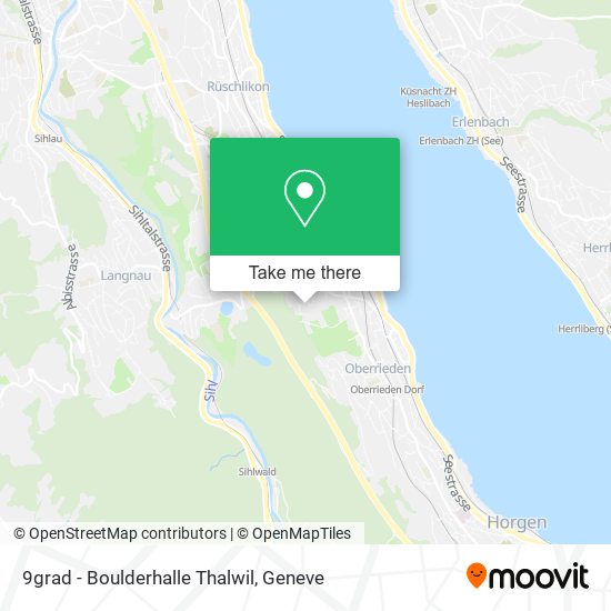 9grad - Boulderhalle Thalwil map