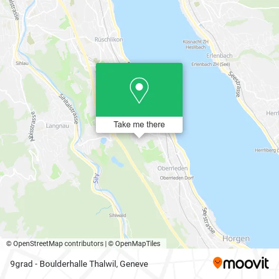 9grad - Boulderhalle Thalwil map