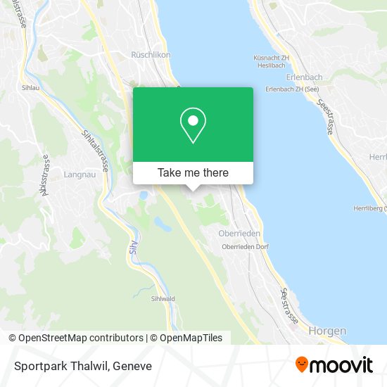 Sportpark Thalwil map