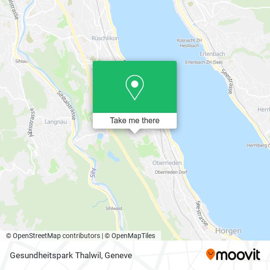 Gesundheitspark Thalwil map