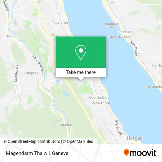 Magendarm Thalwil map