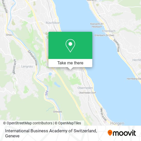 International Business Academy of Switzerland map