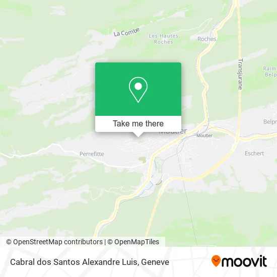 Cabral dos Santos Alexandre Luis map