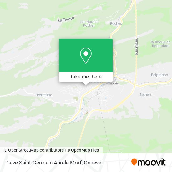 Cave Saint-Germain Aurèle Morf map