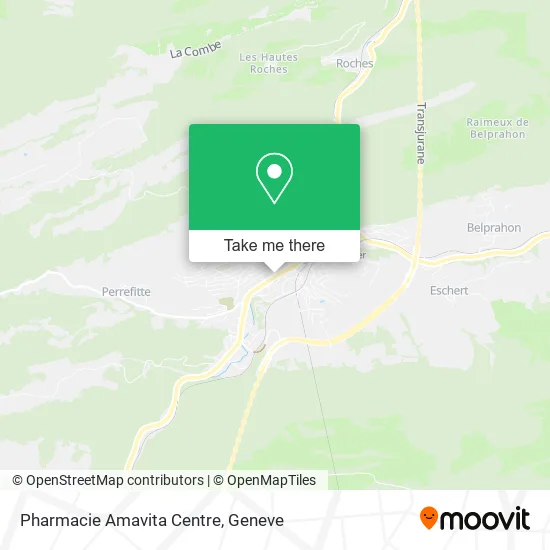 Pharmacie Amavita Centre map