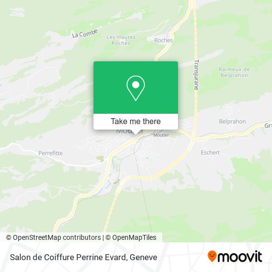 Salon de Coiffure Perrine Evard map