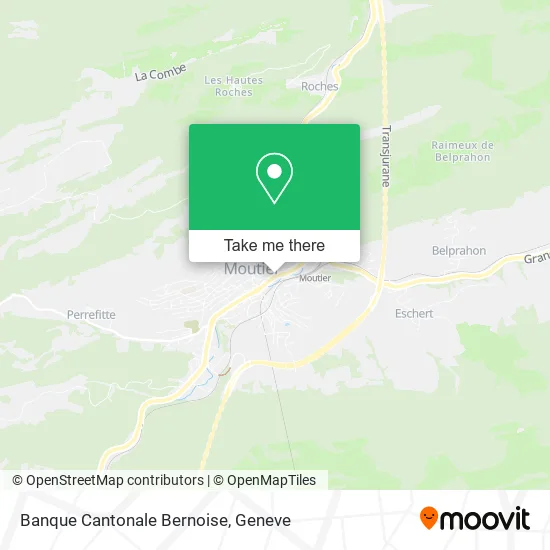 Banque Cantonale Bernoise map