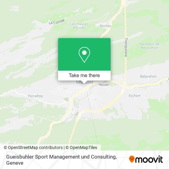 Gueisbuhler Sport Management und Consulting map