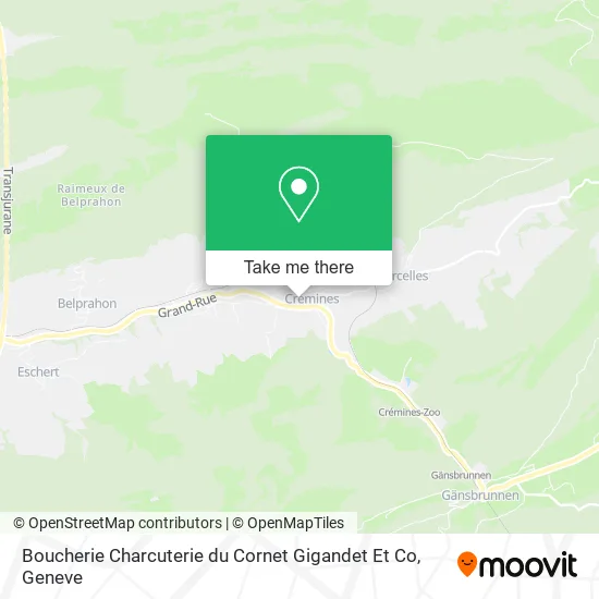 Boucherie Charcuterie du Cornet Gigandet Et Co map