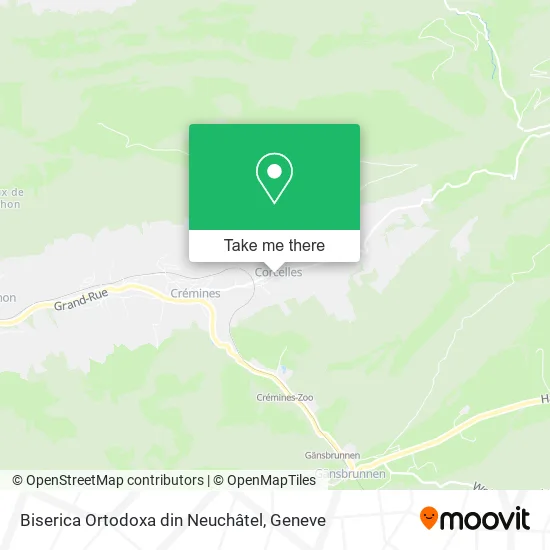 Biserica Ortodoxa din Neuchâtel plan