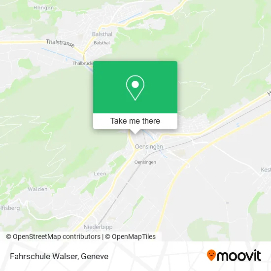 Fahrschule Walser map