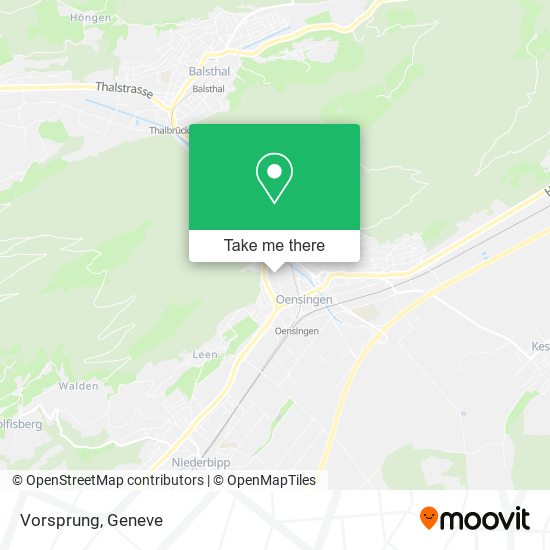 Vorsprung map