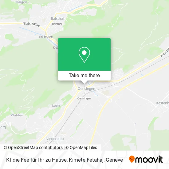 Kf die Fee für Ihr zu Hause, Kimete Fetahaj map