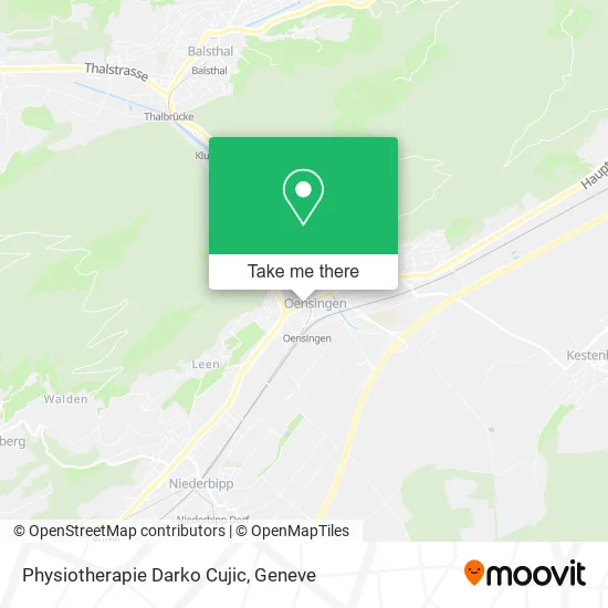 Physiotherapie Darko Cujic map