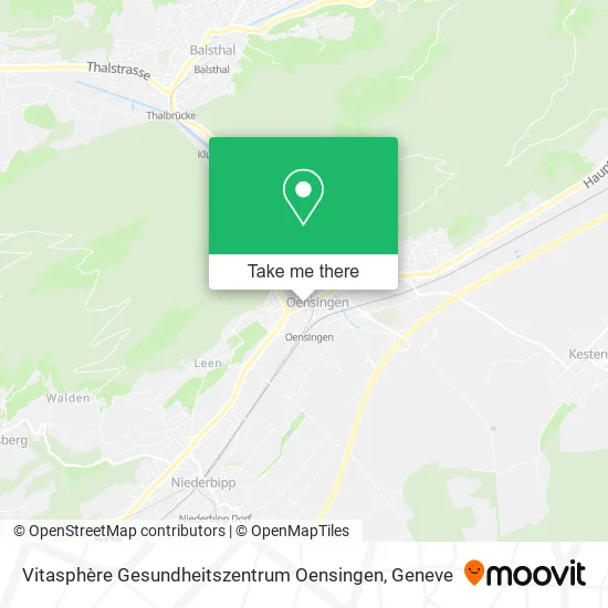 Vitasphère Gesundheitszentrum Oensingen map