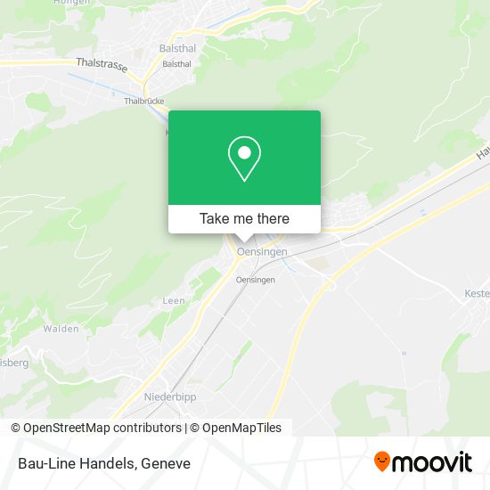 Bau-Line Handels map