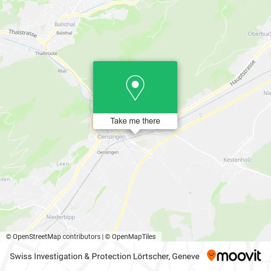 Swiss Investigation & Protection Lörtscher map