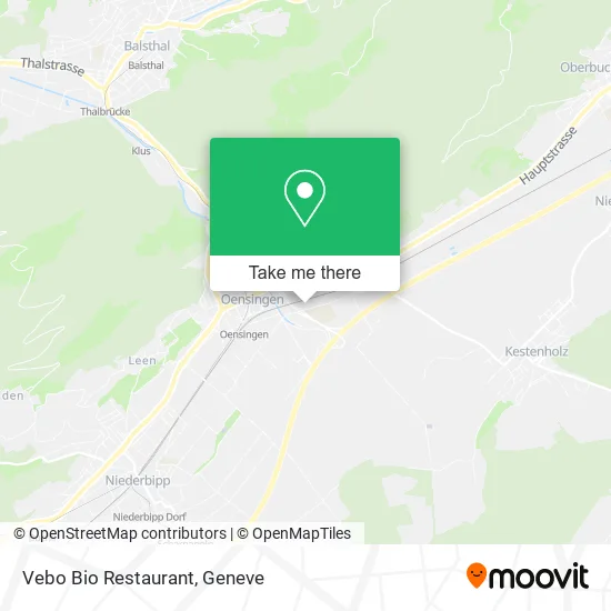 Vebo Bio Restaurant map