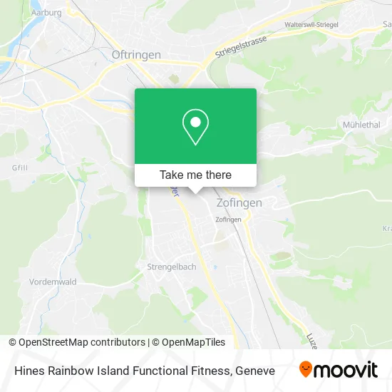 Hines Rainbow Island Functional Fitness map