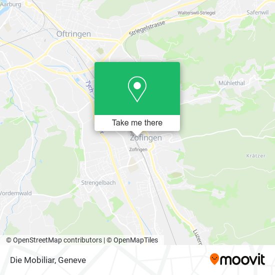 Die Mobiliar map