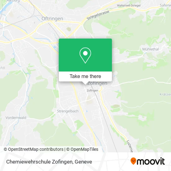 Chemiewehrschule Zofingen map