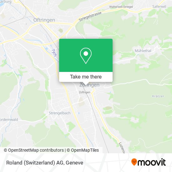 Roland (Switzerland) AG map