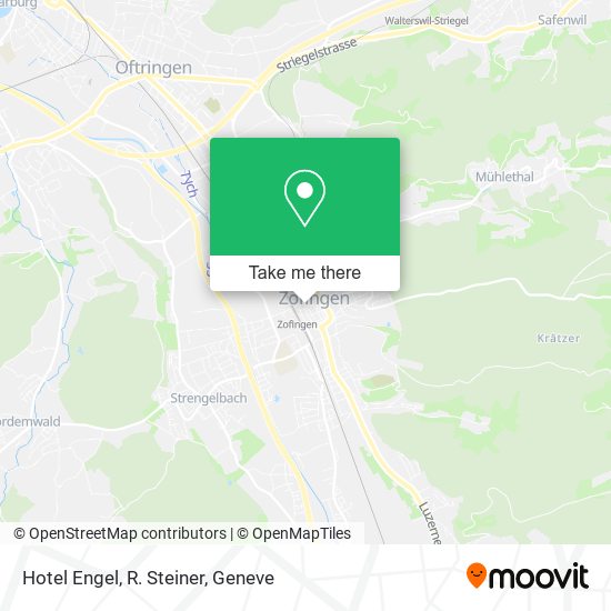 Hotel Engel, R. Steiner map