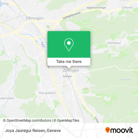 Joya Jauregui Reisen map