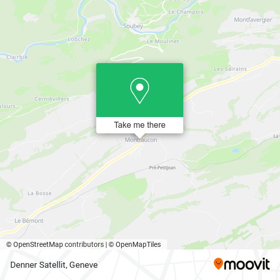 Denner Satellit map